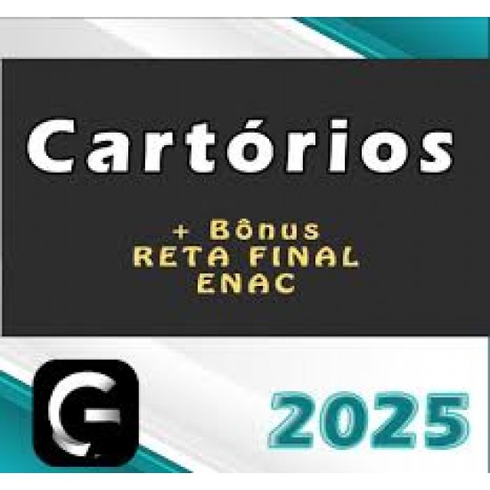 Curso para Concurso Cartórios - Curso Regular G7 2025