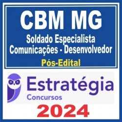 CBM MG (Soldado Especialista – Comunicações – Desenvolvedor) Pós Edital – Alfacon 2024