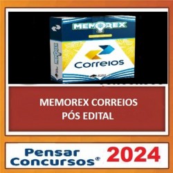 Memorex Correios Pensar Concursos CARTEIRO Pós Edital 2024