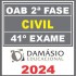 OAB 2ª Fase Civil – 41º Exame (Repescagem + Regular) Damásio