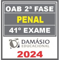 OAB 2ª Fase Penal – 41º Exame (Repescagem + Regular) Damásio