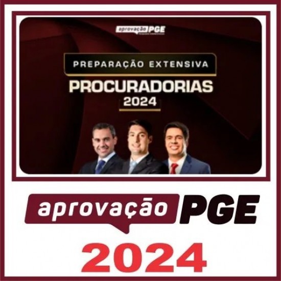 Procuradorias (Preparação Extensiva) Aprovação PGE 2024