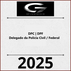 DPC | DPF – Delegado da Polícia Civil / Federal [2025] G7 (+brinde: curso 2024)