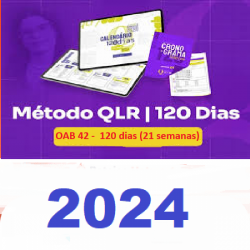 MÉTODO QRL - OAB 42 - CRONOGRAMA DE 120 DIAS (21 SEMANAS)