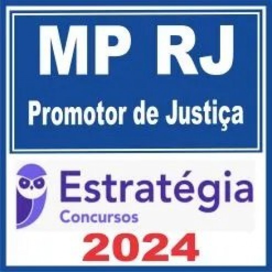 MP RJ (Promotor de Justiça) Estratégia 2024