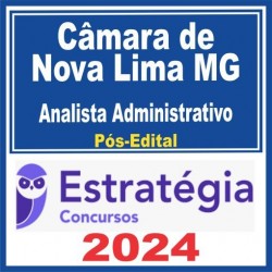 Câmara de Nova Lima MG (Analista Administrativo) Pós Edital – Estratégia 2024