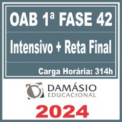 Curso OAB 1º Fase 42 (Intensivo + Reta Final) Damásio 2024