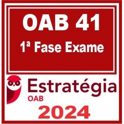 OAB 1ª Fase 41ª Exame (Pacote Completo) Estratégia 2024