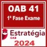 OAB 1ª Fase 41ª Exame (Pacote Completo) Estratégia 2024