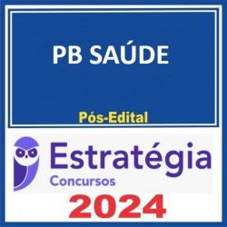 PB-Saúde (Analista de Recursos Humanos) Pacote - 2024 (Pós-Edital) Estratégia Concursos