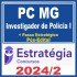 PC MG (Investigador de Polícia I + Passo) Pós Edital – Estratégia 2024