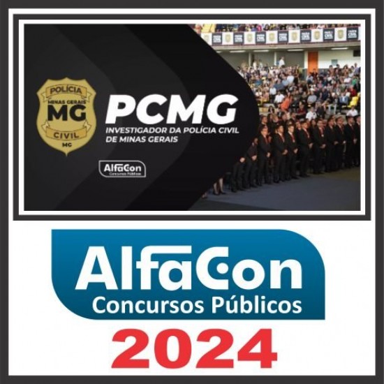 PC MG (Investigador) Pós Edital – Alfacon 2024