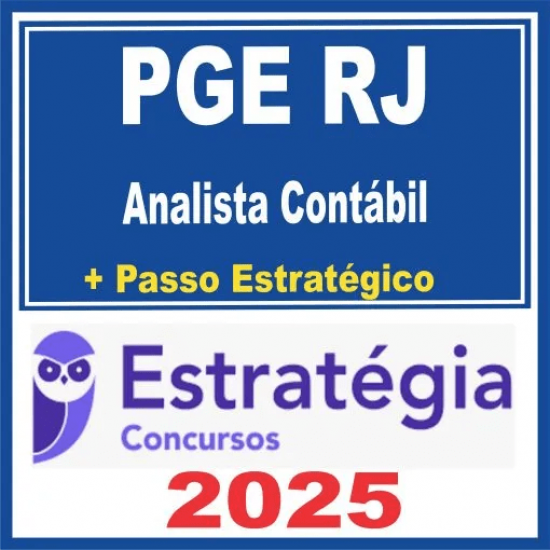 PGE RJ (Analista Contábil + Passo) Estratégia 2025