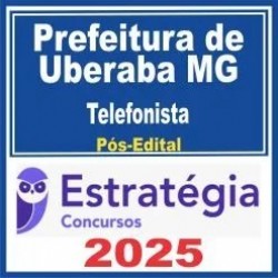 Câmara de Uberaba MG (Telefonista) Pós Edital – Estratégia 2025