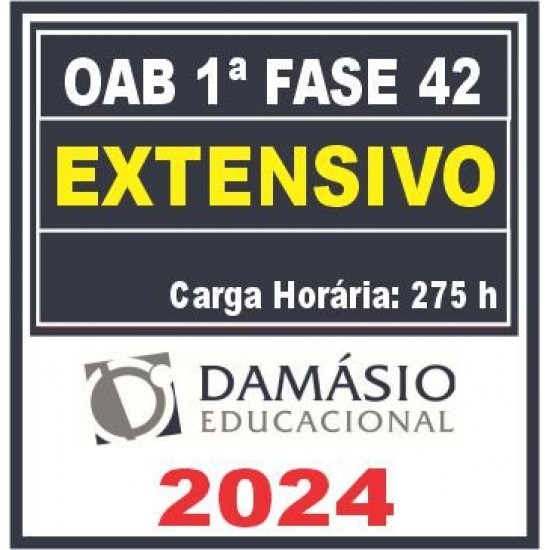 Curso OAB 1º Fase 42 (Extensivo) Damásio