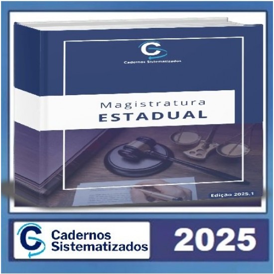 Cadernos Sistematizados Magistratura Estadual 2025