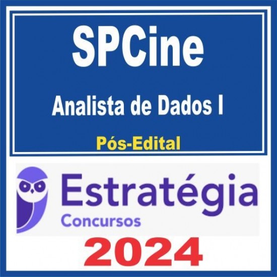 SPCine (Analista de Dados I) Pós Edital – Estratégia 2024